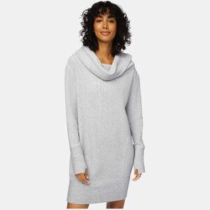 Lululemon Dress Womens Small Gray Heathered Thumb Holes Relaxed Along the Way